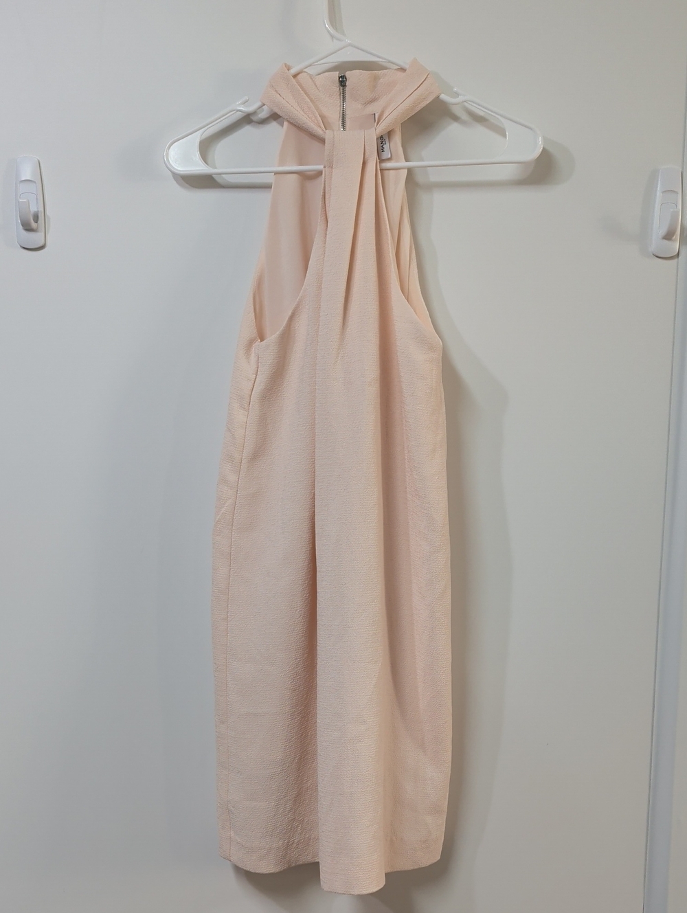 NWOT Mango Cream Halterneck Mini Dress Size XS
